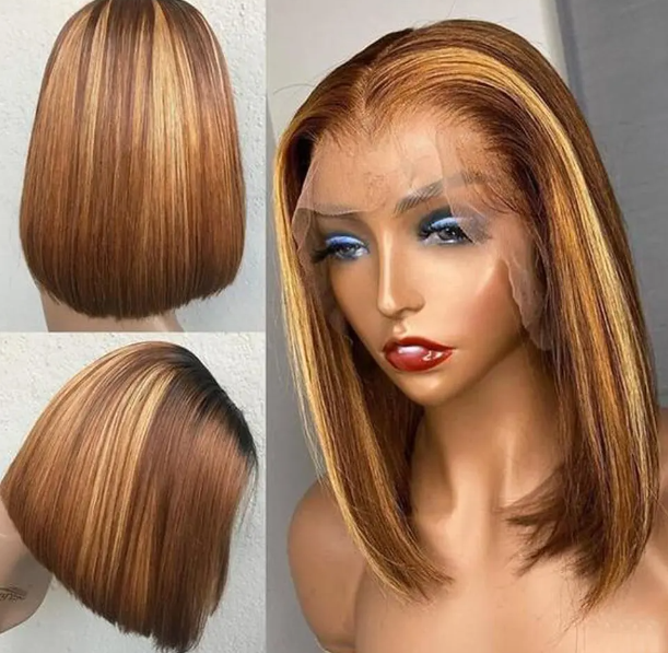 12 inch piano bob wig